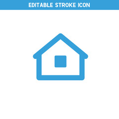 House vector icon. Home pictogram.