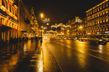 Night Saint Petersburg