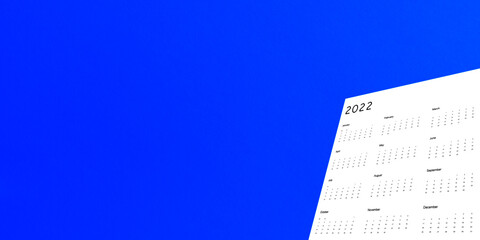 Blue Gradient Calendar 2022 New Look