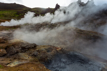 Reykjadalur hot spring hike, Iceland