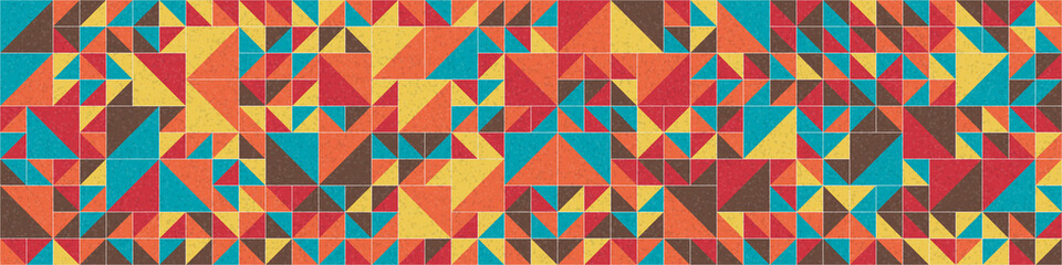 Abstract Geometric Pattern generative computational art illustration