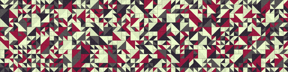 Abstract Geometric Pattern generative computational art illustration