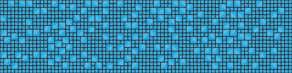 Abstract Geometric Pattern generative computational art illustration