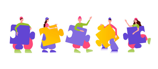 Buiness teamwork, cooperation, partnership concept