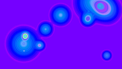 Abstract Cells Metamorphosis 3D illustration