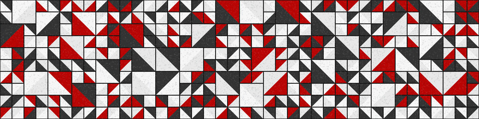 Abstract Geometric Pattern generative computational art illustration