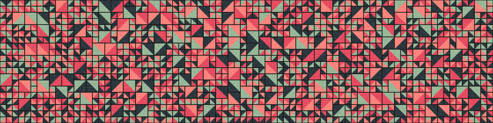 Abstract Geometric Pattern generative computational art illustration