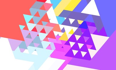 Retro triangular background