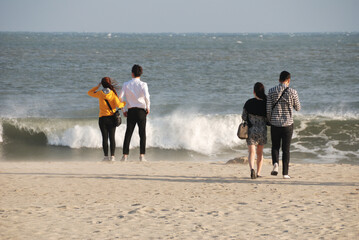 Randka na  plaży w Pusanie