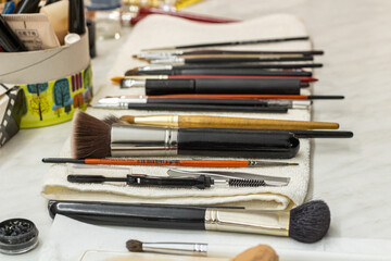 Fototapeta premium make up brushes