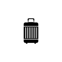 suitcase icon logo vector