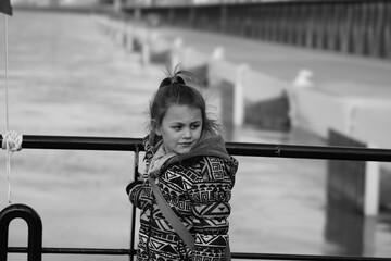 child on the ferry
