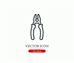Stripper vector icon.  Editable stroke. Linear style sign for use on web design and mobile apps, logo. Symbol illustration. Pixel vector graphics - Vector