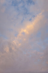 Evening sky over Lake Huron, Mackinaw City, Michigan
