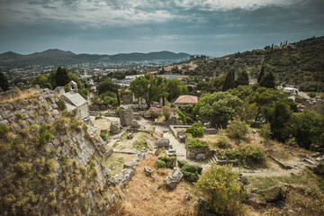Stari Bar historical fortress in Montenegro