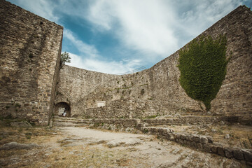Stari Bar historical fortress in Montenegro
