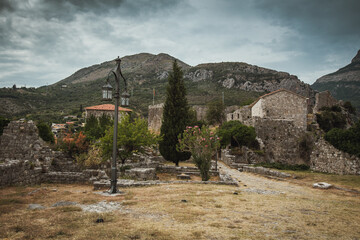 Stari Bar historical fortress in Montenegro