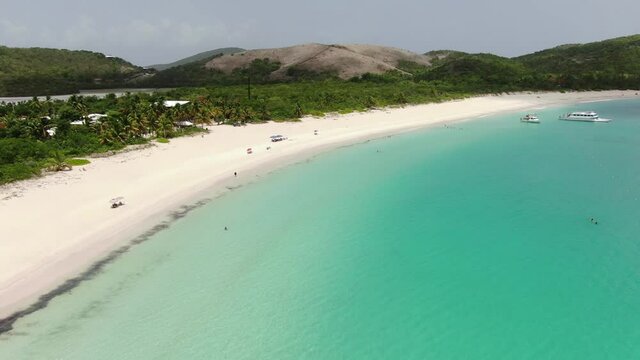 Culebra Island Beach Puerto Rico Drone Aerial View