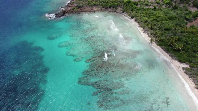 Culebra Island Beach Puerto Rico Drone Aerial View