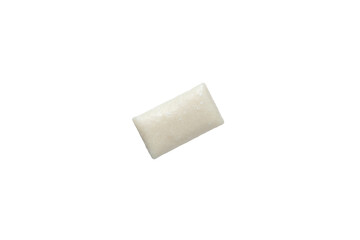 Nicotine chewing gum on a white background. 
Nicotine chewing gums to help stop smoking.