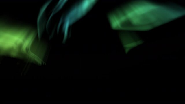 Aurora Realistic Animation Loop Green 03