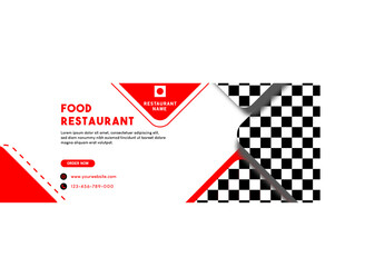 Food restauranat banner template