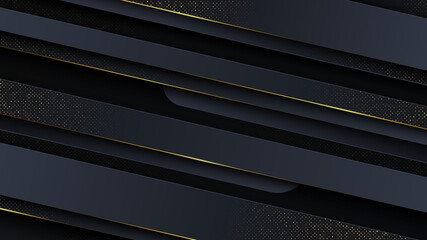 Obraz premium Luxury abstract background with gold trim.