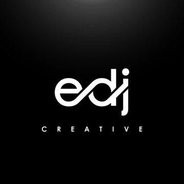 EDJ Letter Initial Logo Design Template Vector Illustration