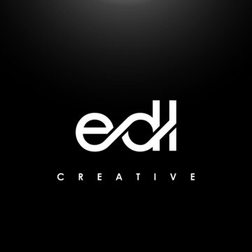 EDL Letter Initial Logo Design Template Vector Illustration