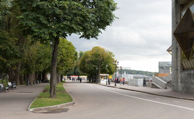Russia views of the city of Moscow in summer tourism