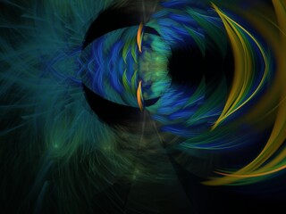 Naklejka premium Imaginatory fractal background Image