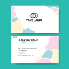 Modern Creative Design Vector Clean Business Card Template.