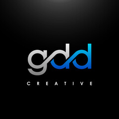 GDD Letter Initial Logo Design Template Vector Illustration