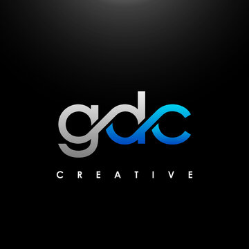 GDC Letter Initial Logo Design Template Vector Illustration