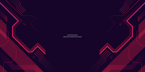 modern vibrant circuit board gaming background design © Veesl Studio