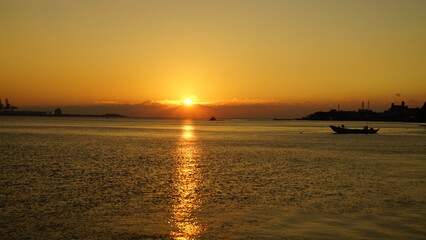 Fototapeta premium sunset on the beach