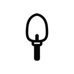 Trowel equipment icon