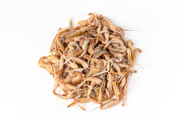 Fototapeta premium Seasonal small seafood fresh splint shrimp