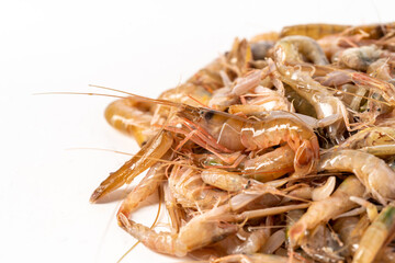 Seasonal small seafood fresh splint shrimp