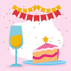 cake and cup