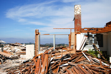 Demolishing an old obsolete structure