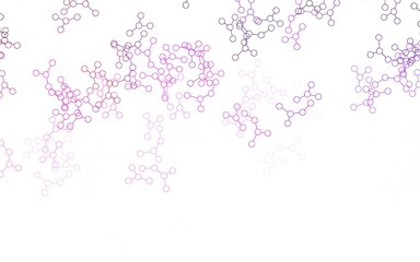 Light Pink vector texture with artificial intelligence concept.