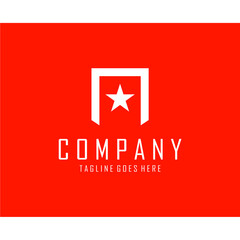 the star symbol in the center of the truncated squares