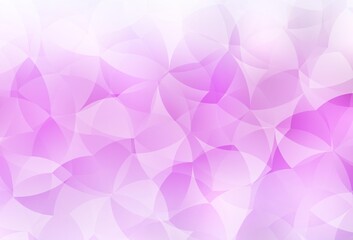 Light Pink vector template with chaotic shapes.