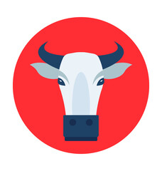 Bull Vector Icon