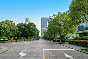 Modern buildings in Hangzhou China