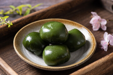 china Sweet Green Rice Ball,Qingming festival fruit