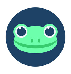 Frog Vector Icon
