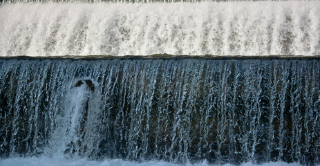 the strength of cascading water