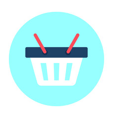 Shopping Basket Vector Icon